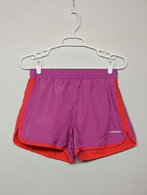 Brooks Women's Magenta Shorts with Coral Trim